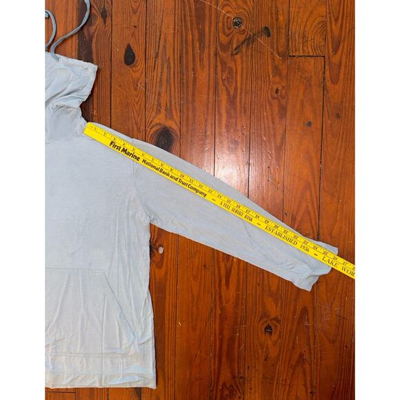 Emirates Business Class 2 pc Loungewear Pajamas S/M Unisex Blue Grey Modal Soft - Picture 11 of 16